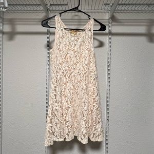 Free People Nude Lace Dress